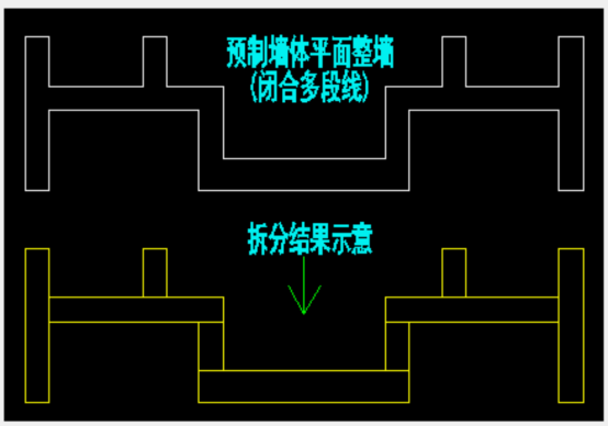 CAD自动化墙体拆分设计